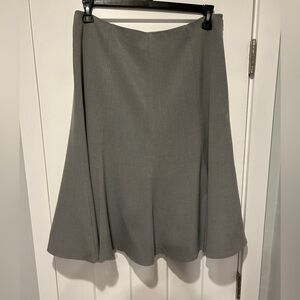 Worthington Elegant Charcoal A-Line Skirt